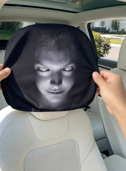The Passengers Spooky Headrest Cover